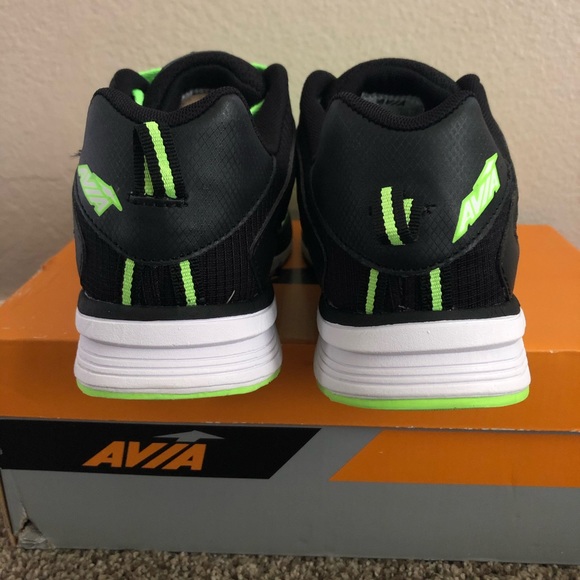Neon Green Avia Running Shoes - Picture 4 of 6